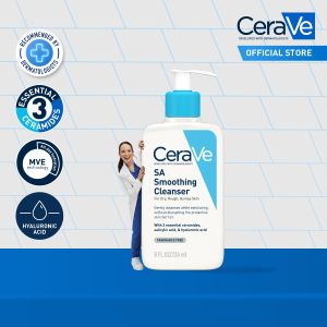 CeraVe SA Smoothing Cleanser for Rough Bumpy Skin (236ml | 473ml | Twin Pack 473ml x2)