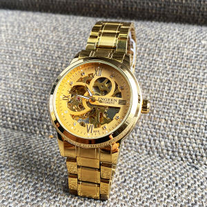 Đồng Hồ Cơ Nam Fngeen Cao Cấp Chống nước  Chống Xước Tuyệt Đối Bảo Hành 12 tháng Đồng Hồ Cơ Vàng Đính Đá Chất Lượng Cao Đồng Hồ Cơ Đen Bằng Thép Không Gỉ - Lazada