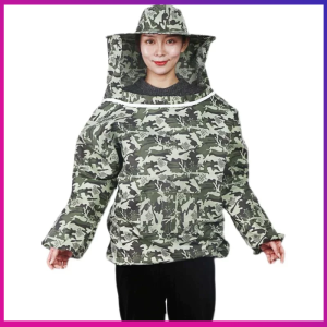 Protective Beekeeping Suit Stingless Bee Cloth Jacket Suit Baju Lebah Sedut Madu Kelulut Free Size 蜂衣