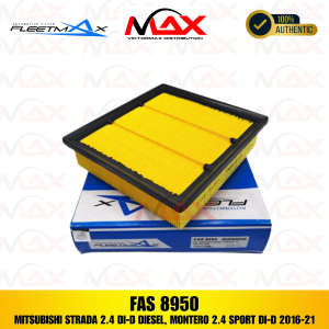 FAS 8950 Fleetmax Air Filter for MITSUBISHI STRADA DI-D DSL 17-21 MONTERO SPORT 2.5 3.2 DI-D 16-21
