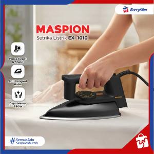 Maspion Setrika Listrik EX- 1010 Blackberry Automatic Dry Iron
