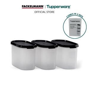 Tupperware Oval Modular Dry Food 3pcs Container Set (3x1.1L) TP0008