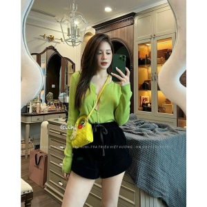 Áo Len 7 Khuy Hàng Quảng Châu Mềm Mịn Trẻ Trung Cá Tính Siêu Xinh Cho Bạn Nữ