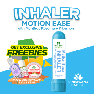 Motion Ease Inhaler Anti Hilo Byahilo Menthol Aromatherapy – Ginhawang Natural Motion Ease Travel Essential