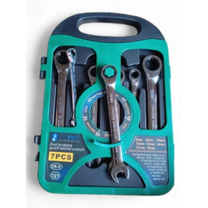 Rachet Ring Pas Set 7pcs Kunci Ring Pas 8101213141719 - Wrench Ring Pass Ratchet set 7