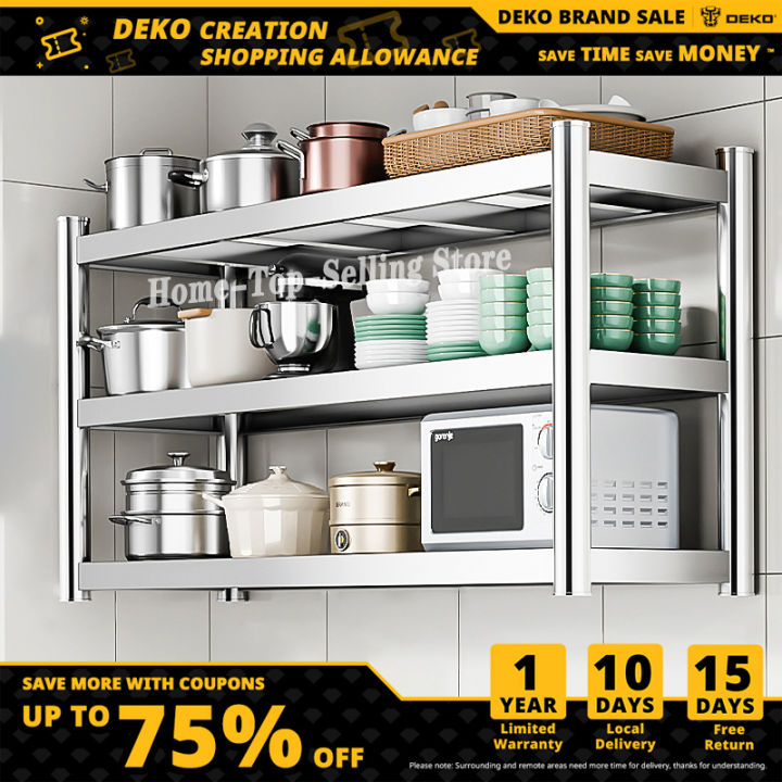 Kitchen Rack Stainless Steel Kitchen Shelf Wall Rack Shelf Hanging Hang  Condiment Organizer Storage Rack Wall Mounted Spice Jar Rack