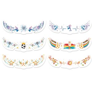 LZHDP MALL Freckle Makeup Football Face Temporary Tattoo Sports Event Match Y2k Spicy Girl Soccer Freckle Tattoo Removable Waterproof Face Tattoo Sticker for 6Pcs Men Women Kids