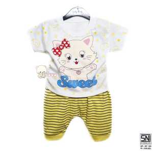 JOVA BAJU BAYI PEREMPUAN SETELAN ANAK CEWE HARGA GROSIR STELAN CEWEK SWEET KUCING