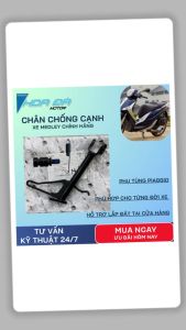 Chân Chống Cạnh Xe Piaggio Medley Chính Hãng – Chuẩn Zin Theo Đời Xe Chắc Chắn Chịu Lực Tốt  Hoa Đà Motor