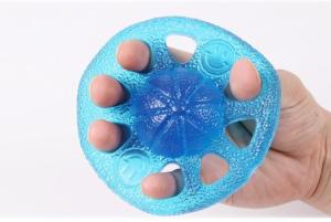 ✩BEGINS ลูกบอลเจล บริหารมือ และนิ้วมือ แบบมีรู Gel Ball Hand Exerciser Fingers Stretching