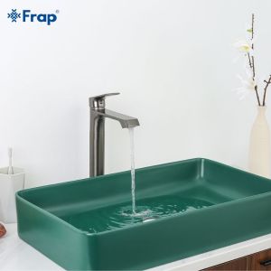 VÒI LAVABO CAO NHẬP KHẨU NGA FRAP F1071-29 - LẮP ĐẶT CHẬU DƯƠNG TRÊN BÀN ĐÁ - TITAN