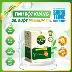 Tinh Bột Kháng Dr. Ruột Premium 17% - Giảm Táo Bón Viêm Đại Tràng Rối Loạn Tiêu Hóa Loạn Khuẩn Đường Ruột