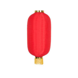 2pcs 12 Inch Red Silk Hanging Lanterns Traditional Chinese Waterproof Lanterns Home Decorations