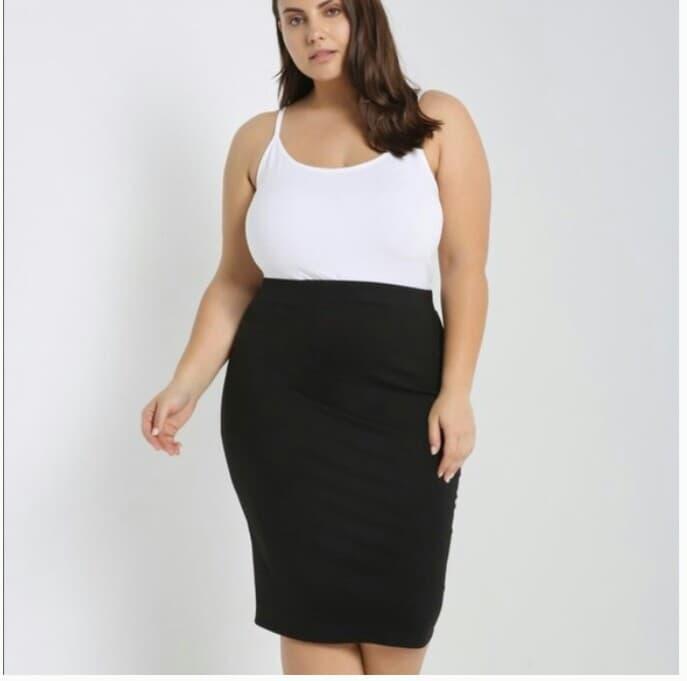 Plus size clearance formal skirt