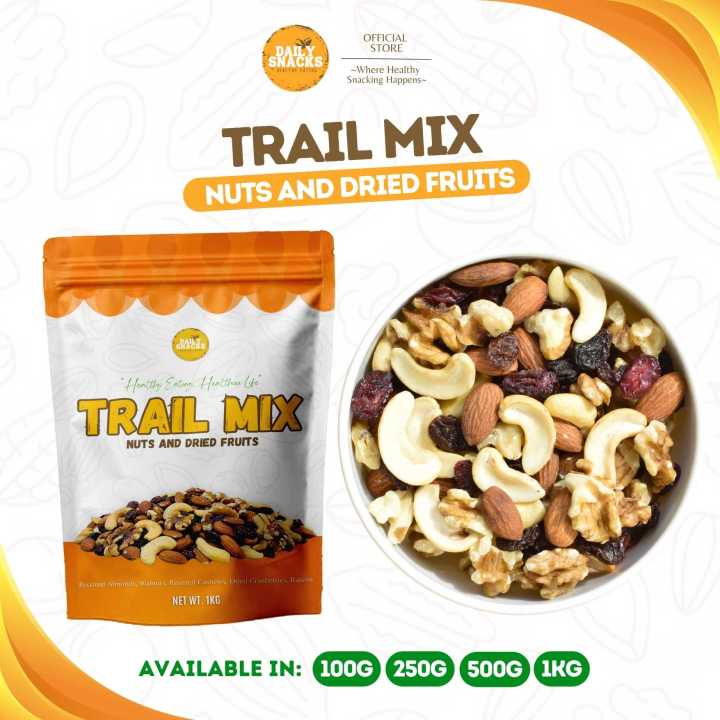 Daily Snacks Trail Mix Nuts and Dried Fruits | Lazada PH