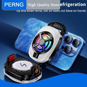 [PERNG] Tehe ตัวระบายความร้อนสำหรับโทรศัพท์มือถือแบบเซมิคอนดักเตอร์ ตัวทำความเย็นโทรศัพท์สำหรับเล่นเกมและสตรีมมิ่งสดสำหรับ iPhone Android