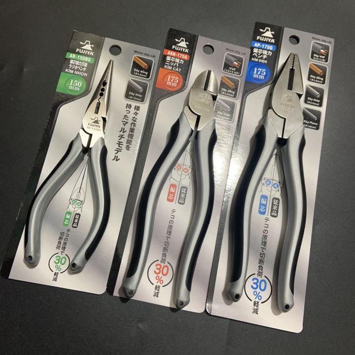 Kìm fujiya lệch tâm cắt nhẹ 30% lực cắt hàng chính hãng xịn xò | Mezoha ...