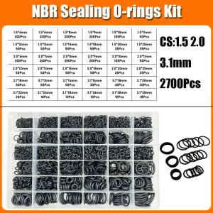 2026 2840p O Ring Sealing Washer Black NBR O-ring Faucet Car Plumbing Gasket Oil Resistant High Temperature CS 1.0-3.1mm Oring Kit