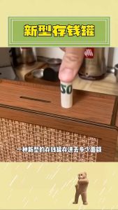 Money Box Wooden Piggy Bank/Money Box Counter/Reusable Saving Goal Box/Habit Of Saving/With Saving Goal And Numbers