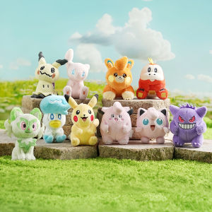 Original Pokemon Keychain Plush Toy Mini Clefairy Jigglypuff Sprigatito Quaxly Plushies Stuffed Anime Pendants Backpack Gifts2026