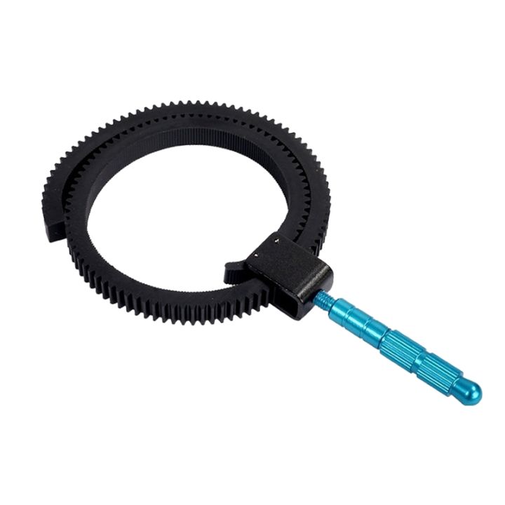 Focus Ring,Zoom Ring Zoom Gear Focus with Aluminum Alloy Handle