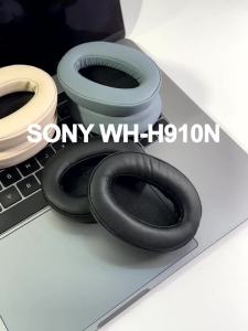 Earpads Compatible for WH-H910N Protein leather Memory foam Ear Pads Cushions Replacement Over-Ear Headphones Soft Pro