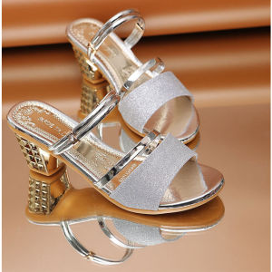 Womens Pointed Toe Block Heel Sandals Korean Sandals Heels 2.5 Inches (Add 1 Size)