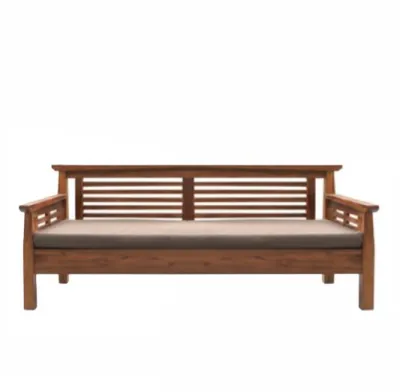 [TEAK WOOD] Solid Teak Wood Day Bed With Cushion