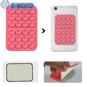 E-WOITD Mạnh mẽ Grip điện thoại chủ dính Silicone hút điện thoại trường hợp núi chống trượt tay-miễn phí dính điện thoại di động Grip đứng