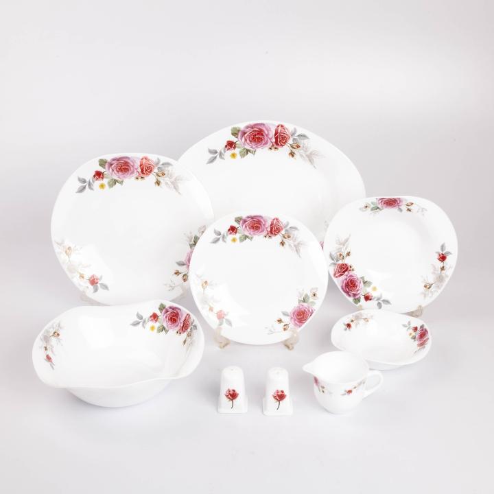Dessini 30 Pcs Opalware Dinner Set Opal Glass Dinner Set Set