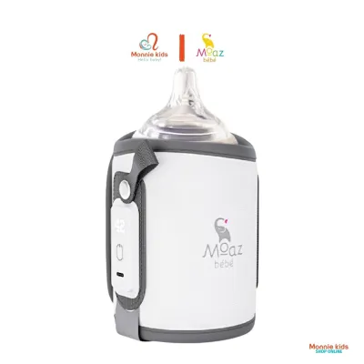 Túi ủ bình sữa cho bé Moaz BeBe MB067 máy hâm sữa cầm tay thông minh tiện lợi - Monnie Kids