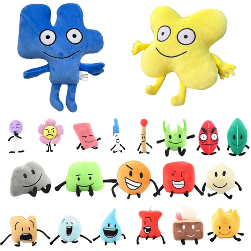 Bfdi Four Plush Doll Game Battle for Dream Island Cosplay Plushie