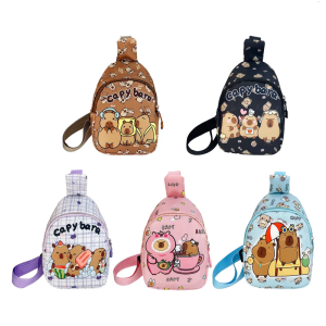 Kids Slings BagCartoon Kids Travel Bag Chest BagKids Crossbody Bag Mini Backpack Daypack for Girls Boys Fannys Packs