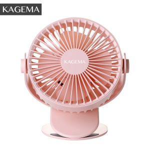 KAGEMA Mini Portable Table Stand Fan 3 Speed USB Rechargeable Clip Fan For Room Office Desk Fan Kipas Berdiri Meja Mini