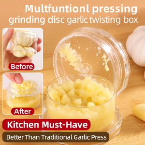 Garlic Chopper Hand Pull Onion Cutter Vegetable Mincer Meat Grinder  Manual Food Processor Chili Blender Press