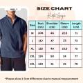 Kemeja Kurta Lelaki Lengan Pendek Cotton Men's Koko Shirt Casual Plain Shirt Retro Linen Stand Collar Polo Shirt. 