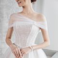 Tulle Bridal Shawl Decoration Accessories Removable Shawl For Wedding Ball Gown Patry Cover Arm. 