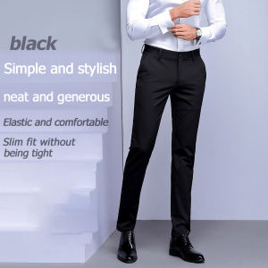 Casual pants for men slim fit thin clothing pants stretch fabrics