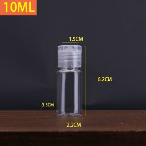 Transparent Plastic Flip Bottle Can Be Reused Travel Classification Bottle Lotion Packed Bottle Cosmetics Portable