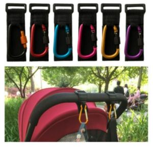 Baby Stroller Hook Universal Pram Pushchair Hanger Mommy Hook Buggy Clip Shopping Bag Clip for Baby Car Carriage