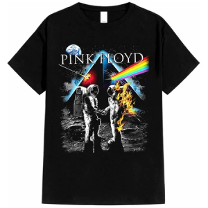 Baju Kaos Band distro dewasa pria wanita Pink Floyd The dark side of the moon