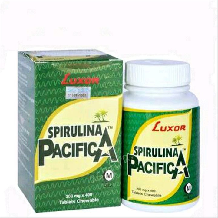 Luxor Spirulina Pacifica SuperFood Kemasan 200 Tablet Lazada Indonesia