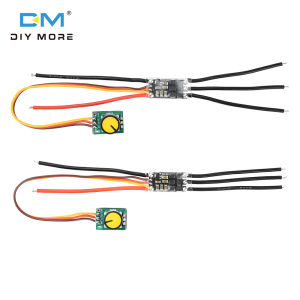 Diymore điều chỉnh quạt tự làm điều khiển công cụ điện máy khoan điện ESC không chổi than hai chiều 20-30a