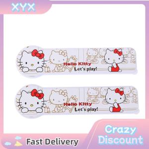 【BUY 1 TAKE 1】 Kawaii Hello Kitty Chopsticks Spoon Fork Sanrio KT Cat Tableware Set Portable Dinnerware For Kid Anime Flatware With Box