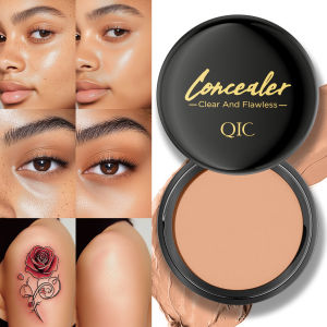 Waterproof Sweatproof Concealer Covers Dark CirclesBlemishesTattoos & ScarsLong Lasting Smudge Resistant