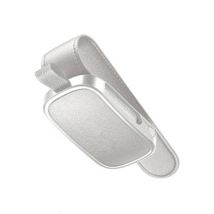 Car Sun Visors Magnetic Eyewear Holder Leather Finish Shockproof Design Universal Vehicle Compatibility Quick Install