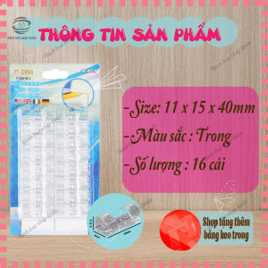 Bộ 16/ 20 Nẹp Dán Tường Cố Định Dây Điện Chống Rối - Kẹp Giữ Dây Cáp Sạc (Có tặng thêm Keo Dán 3M)