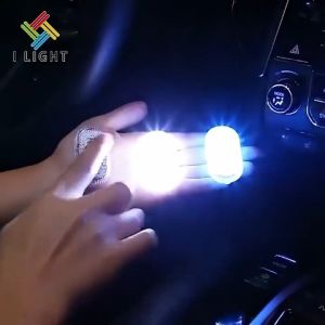 (Fast Delivery)Four Colors LED Touch Light For Car Wireless LED Touch Light Interior Ambient Roof Colorful Ceiling