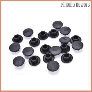 【Pinellia flowers】 20PCS Black Hex Socket Allen Bolt Screw Nut Hexagon Head Cover Cap Protector