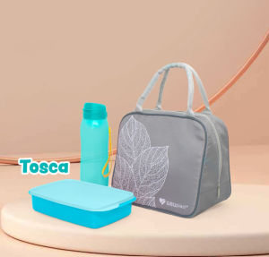 KLF Elio Lunch Box Set Botol Minum Lunchbox Milano dengan Lunch Bag Tas Kotak Makan Lunchbox